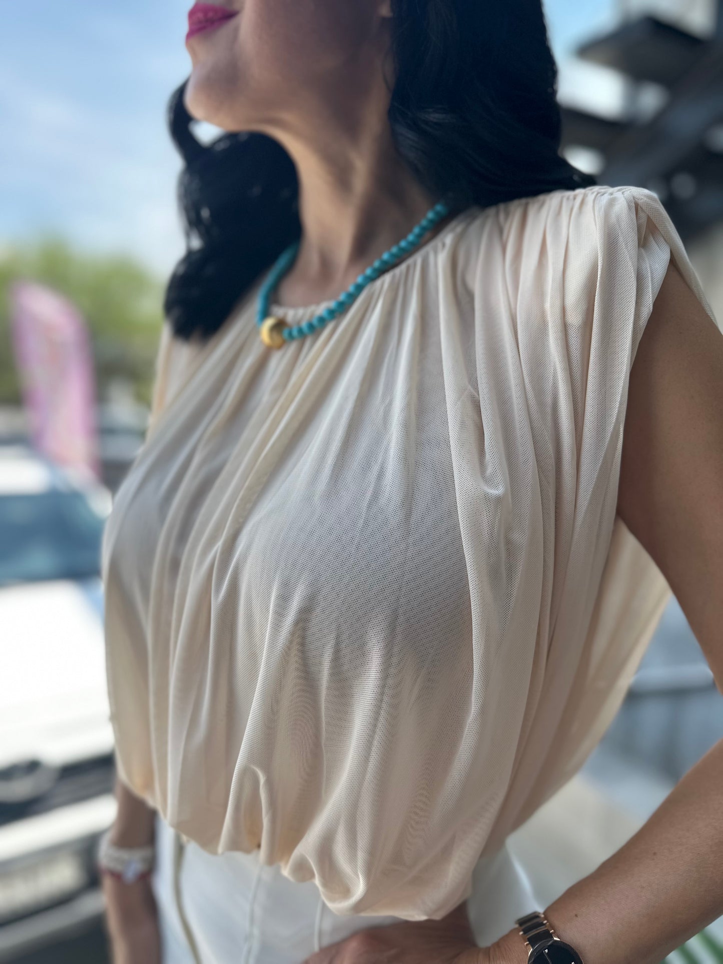 BLUSA GLOBO DE TUL