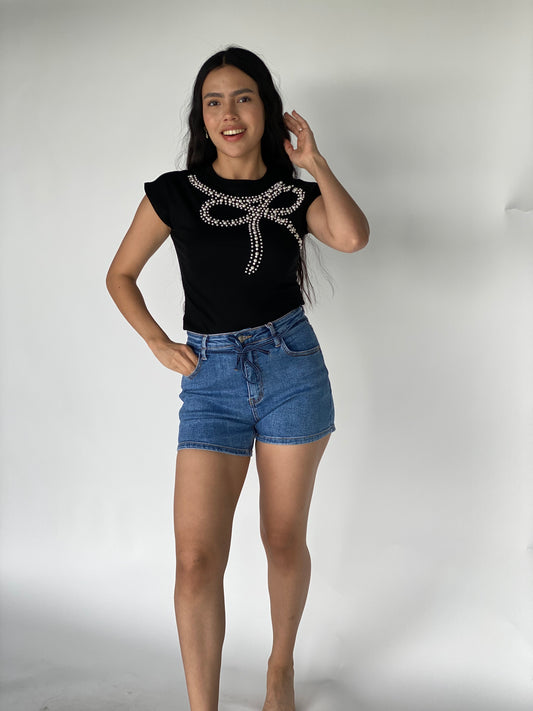 BLUSA PEDRERÍA MOÑO