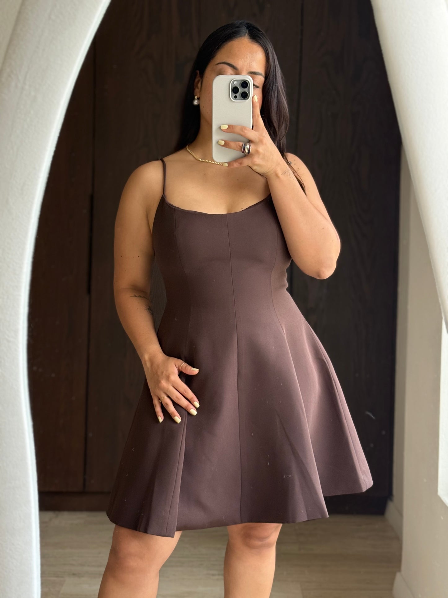 VESTIDO PINZAS TIRANTE