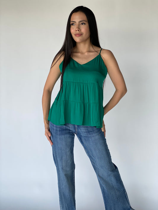 BLUSA TIRANTES OLANES LARGO