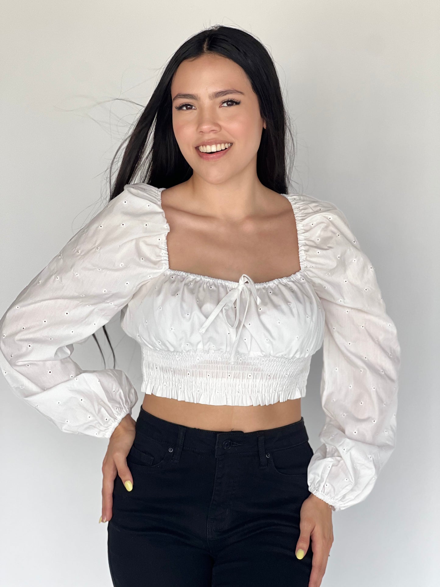 CROP TOP BLANCO INA