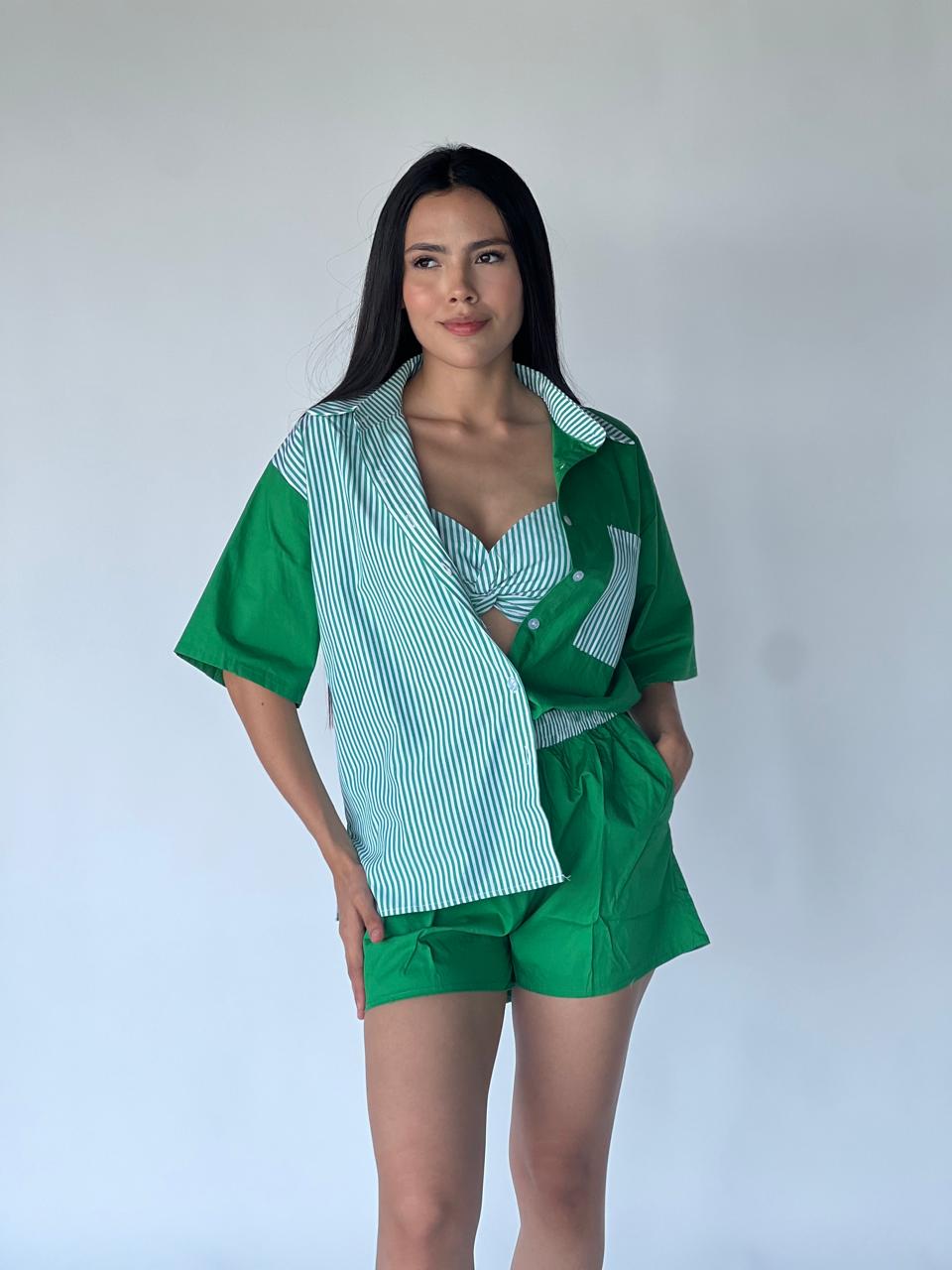 SET BI ESTAMPADO VERDE